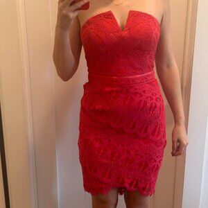 Adelyn Rae Hot Pink Dress